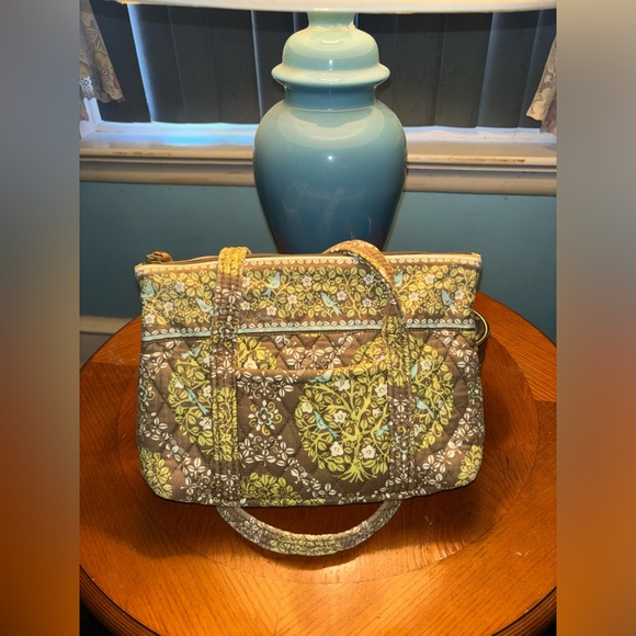 Vera Bradley Bluebird Sittin In A Tree Purse Shoulder Bag - Picture 3 of 4